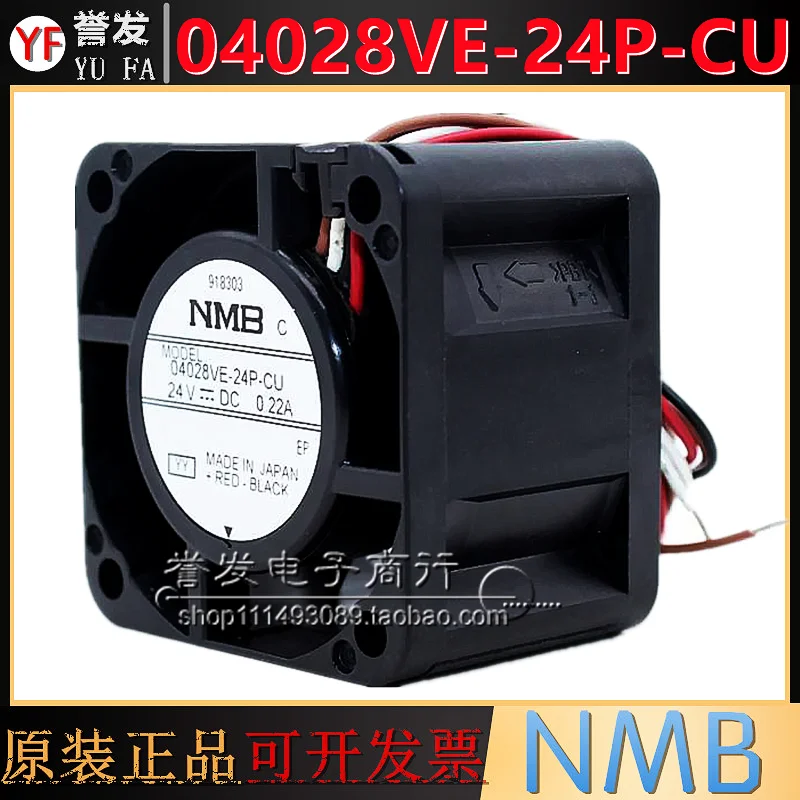 NEW ORIGINAL 04028VE-24P-CU 24V 0.22A 4028 40x40x28mm COOLING FAN RADIATOR