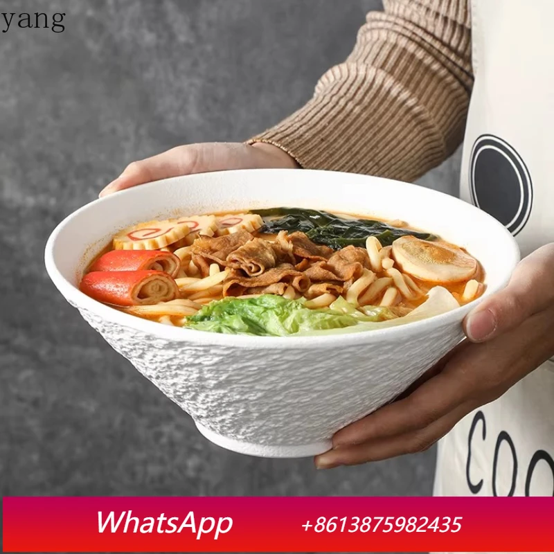 LMM Home Premium New Good-looking Hat Noodle Bowl Ceramic Instant Noodle Bowl