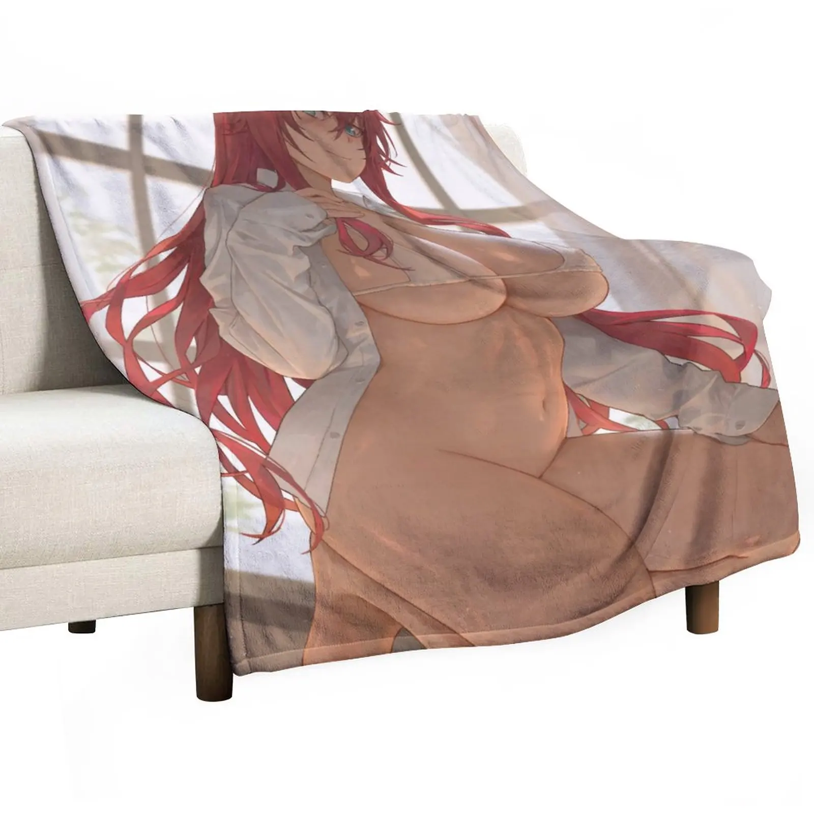 Rias_gremory  (36) Fleece Flannel  Blankets Luxury Soft Cozy Sofa Blanket,Reversible Bed Throws TV Home Decorative Blanket