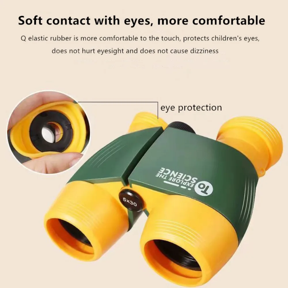 Kids Binoculars Shockproof Mini Binoculars for Boys and Girls Folding Binoculars For Kids Outdoor Games Science Practice Trips