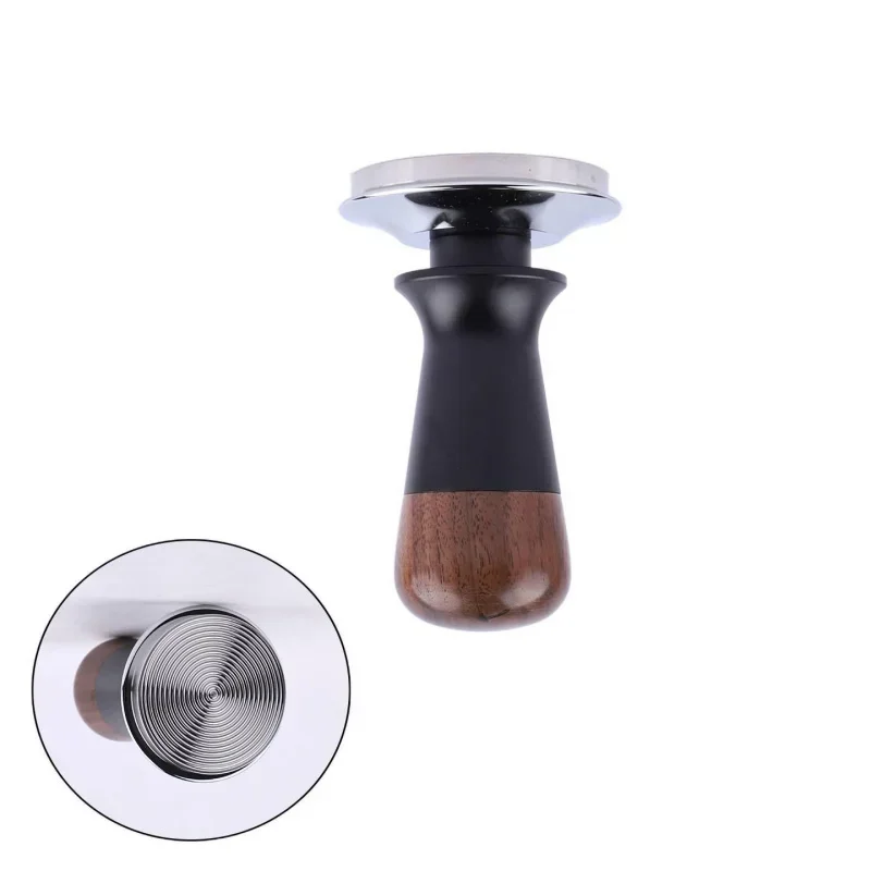 Brand New Walnut Wood Anti-offset Coffee Tamper 49mm 51mm 53mm 58mm Suitable for Coffee Machine Accessories