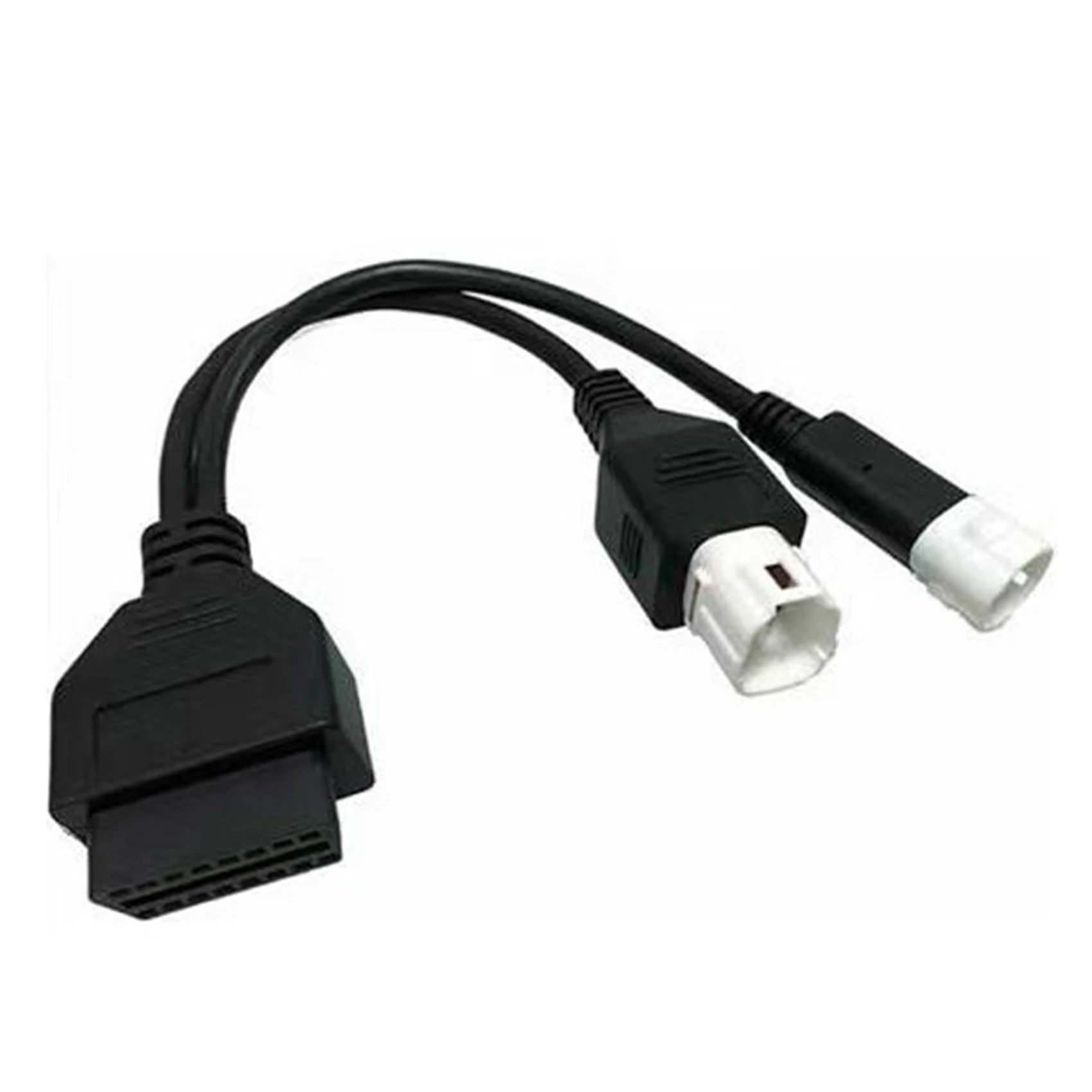 For Yamaha 3Pin + 4Pin 2 in 1 to OBD2 Motorcycle Scanner Cable Works Along with OBD Scanner