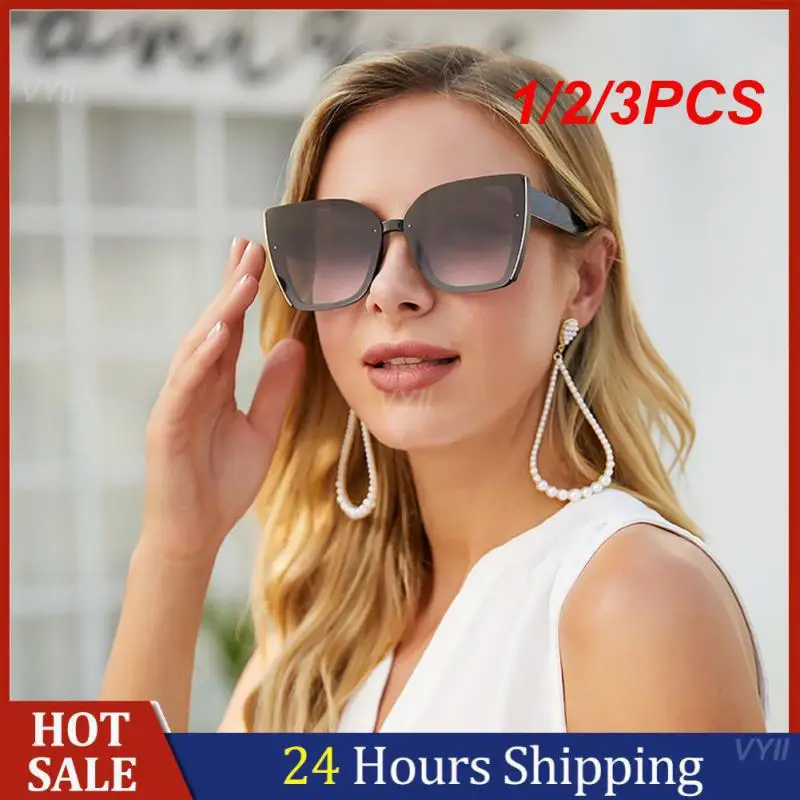 1/2/3PCS Ladies Stylish Fashionable Versatile Trending Elegant Popular Fashionable Sunglasses For Ladies Sunglasses Cat Eye