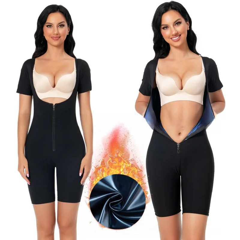 

Women's Sports Bodysuit Tightening Waist Running Yoga Fitn Sweating Suit Low Waist ort Pants Polyester Fiber