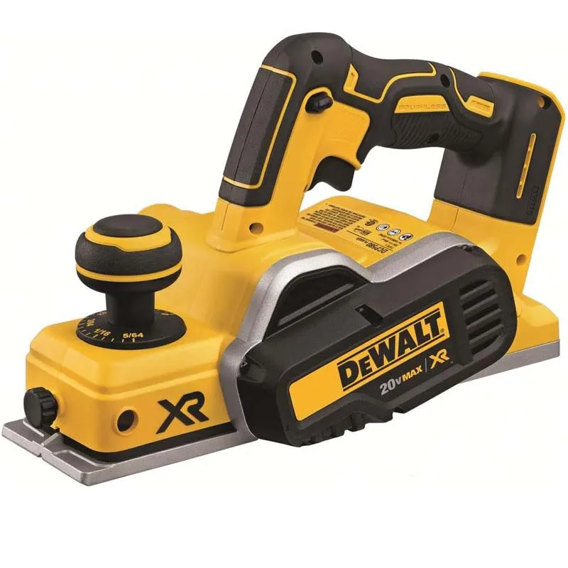 DEWALT 20V MAX Planer, 30,000 Cuts Per Minute, 2 mm Cut Depth, Brushless Motor, Bare Tool Only (DCP580B)