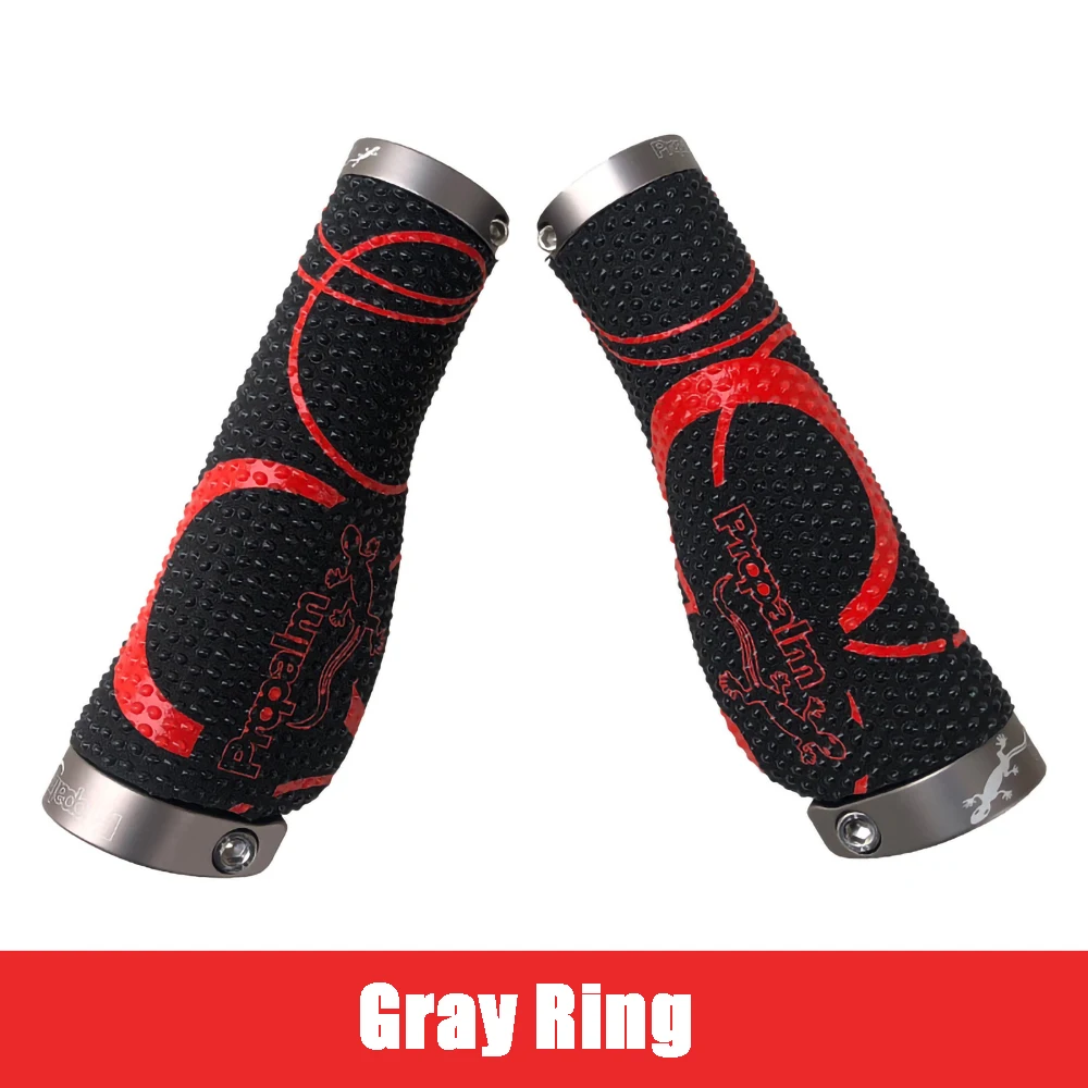 Propalm MTB Bike Silicone Handlebar Grips Particles Shock Absorption Anti-slid Double Lock Bike Grips Covers Bicycle Accessories