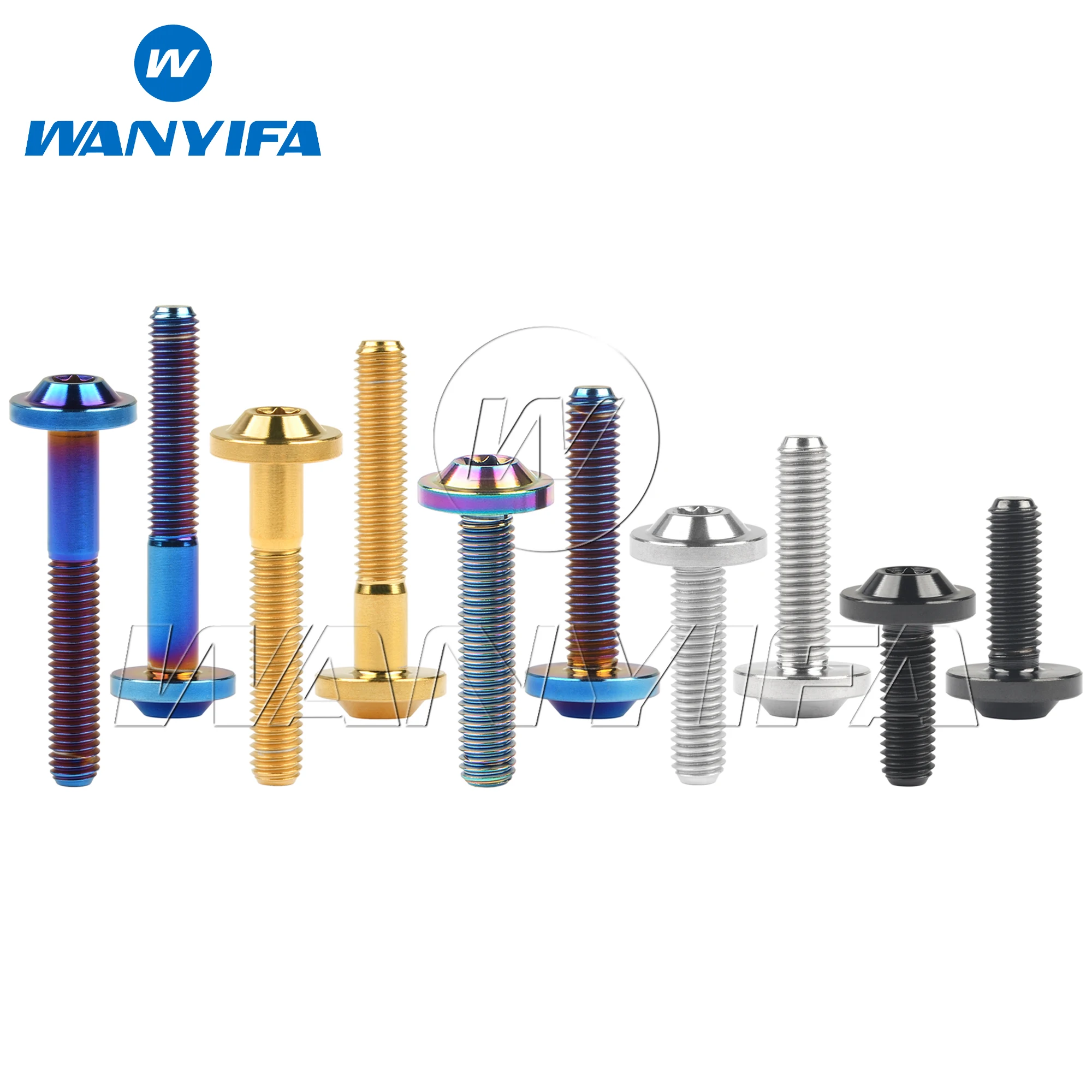 

Wanyifa Titanium Bolt M5x10 12 15 20 25 30 35mm Disc Torx T25 Head Screw for Locomotive Motorcycle Shell Modification Repair