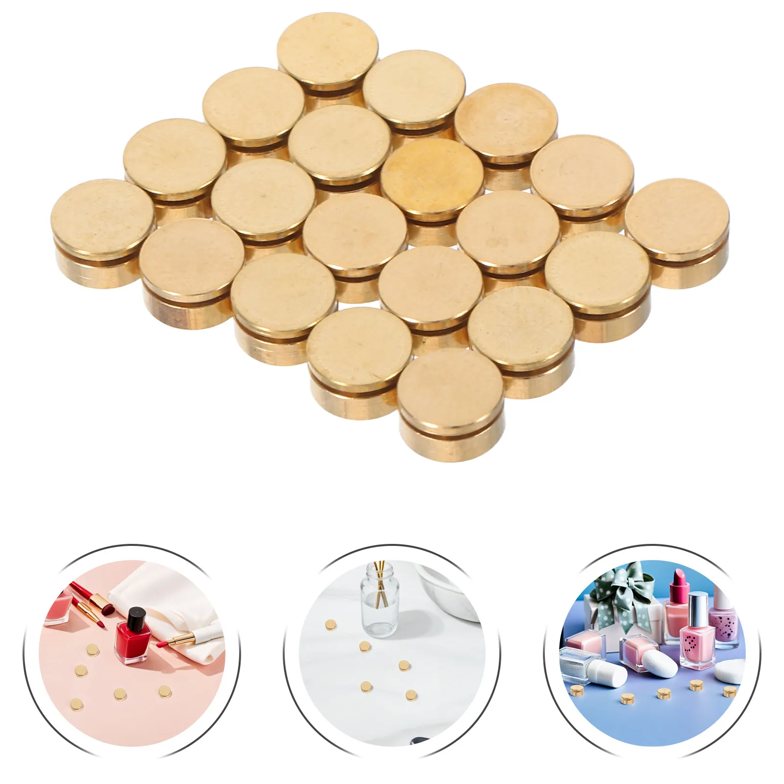 

20Pcs Metal Nail Art Rotating Shaft Universal High- Spinner for DIY Salon Nail Jewelry Decoration Charm Rotation