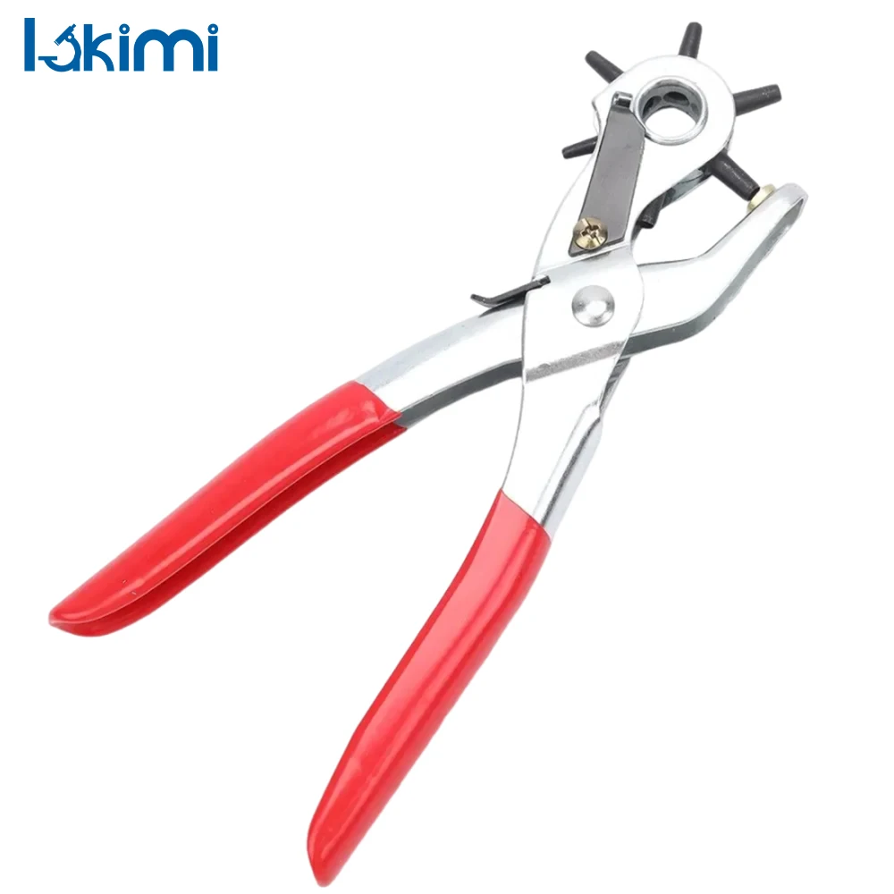 

Ordinary Carbon Steel Multifunctional Leather Hole Punch Tool, Belt Puncher for Leather Crafts Punching Tool LK-AA21