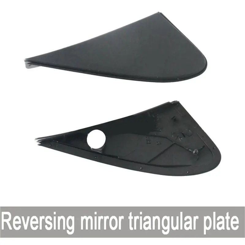 10PC Exterior Rear View Mirror Trim Side Mirror Triangle Fender Trim For Toyota Corolla 2003-2008 60118-12010