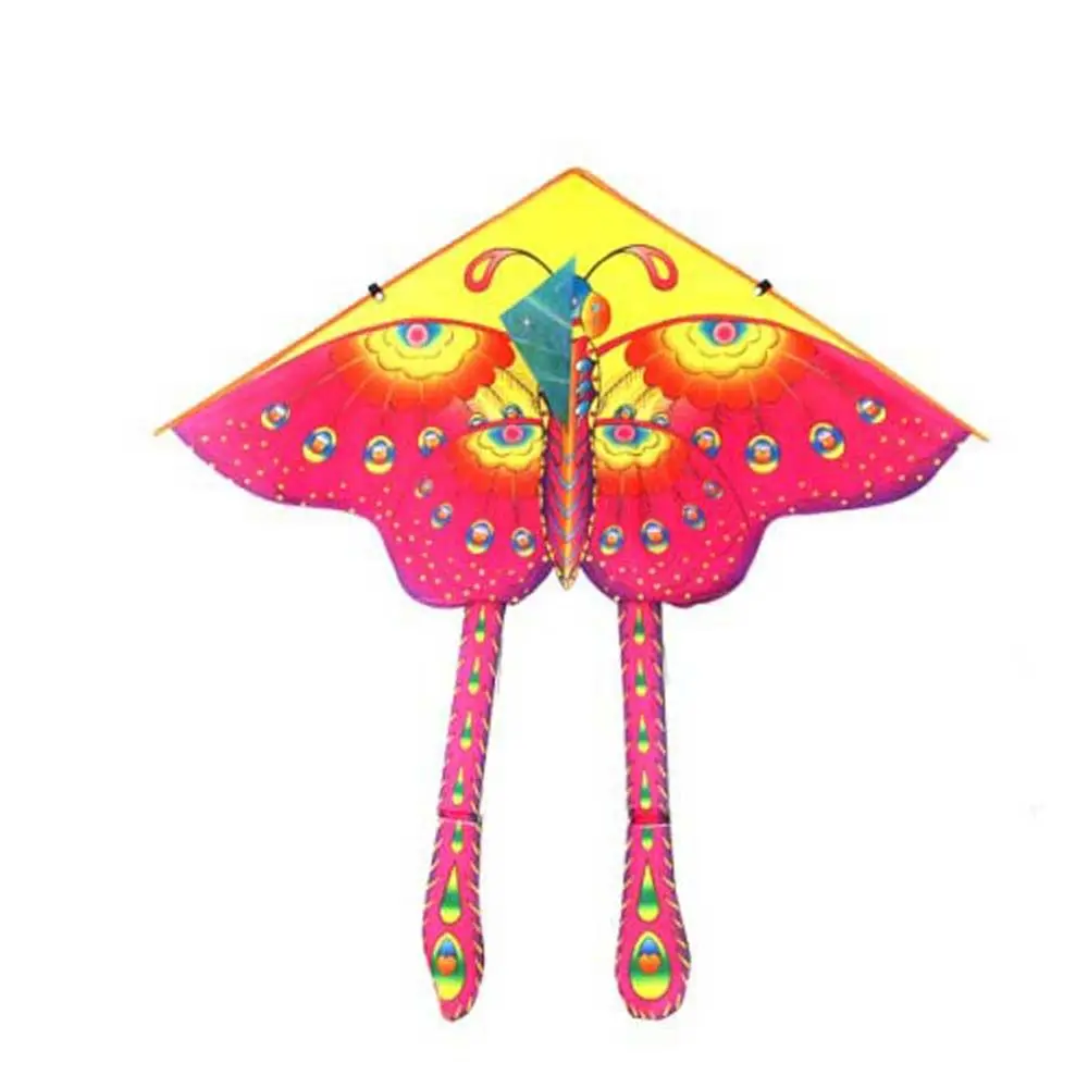 Zabawki Latawiec z Długim Ogonem Sporty na Świeżym Powietrzu Łatwe w Obsłudze z Uchwytem i Linką Latające Zabawki Motylki Zabawki dla Dzieci Latający Ptak Latawiec Motyl
