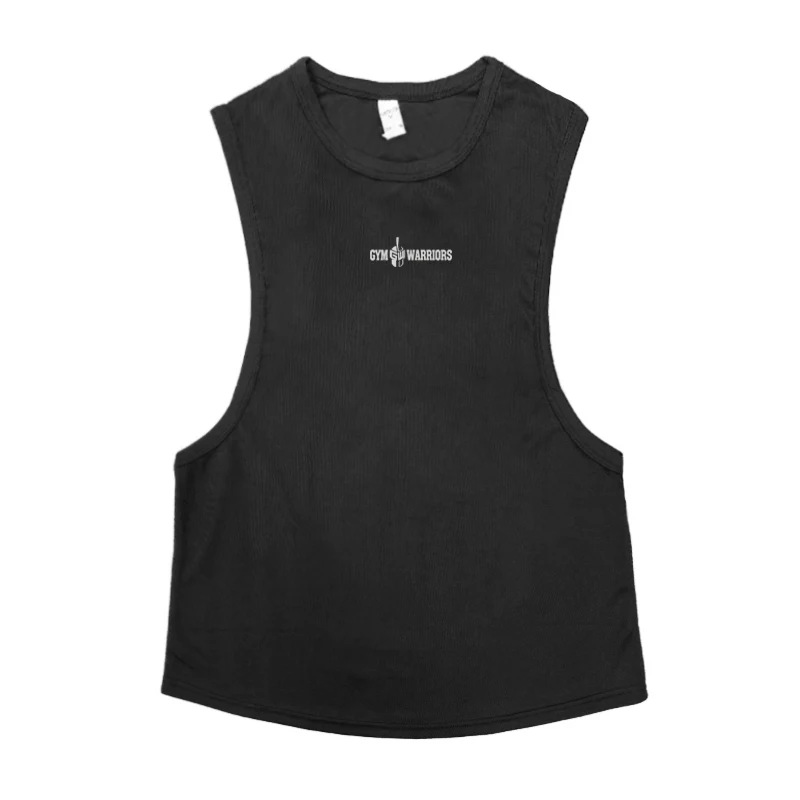 Summer Mesh Quick Dry Clothing Mens Fitness Sleeveless Shirts Gym Bodybuilding Workout Tank Tops Running Sport Breathable Vests