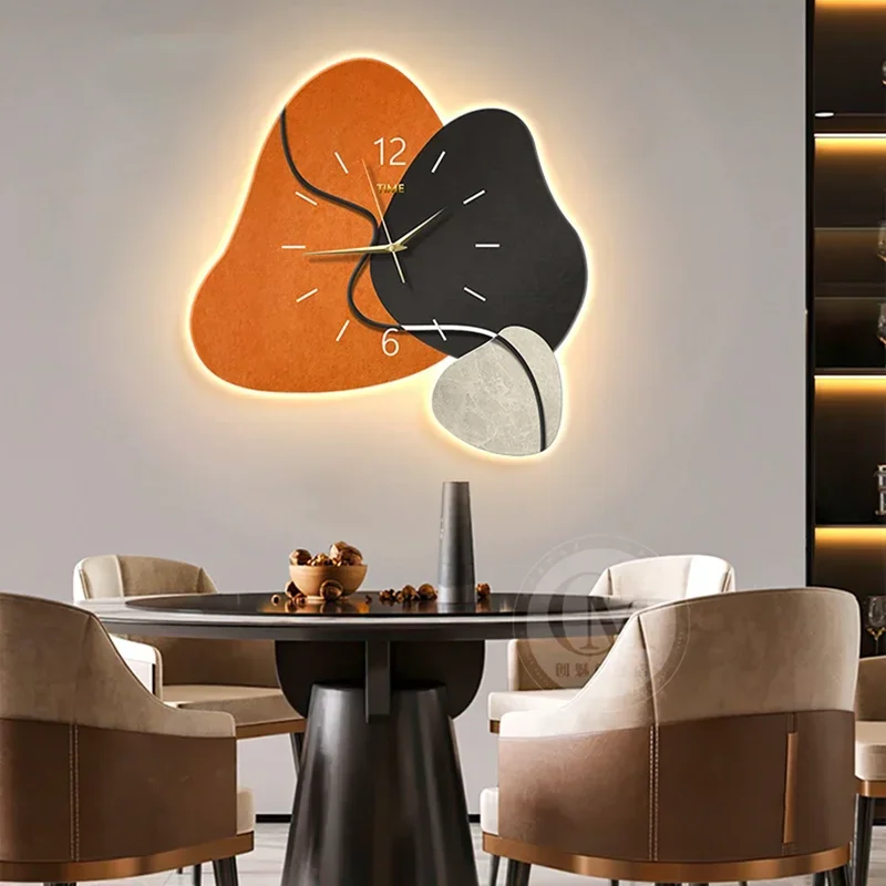 Simple Luxury Wall Clocks Aesthetic Big Nordic Minimalist Restaurant Wall Watch Creative Modern Conference Wanduhr Home Decor
