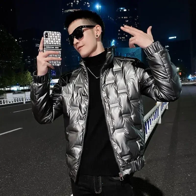 Down Jacket Man Thick Trend 2024 Winter Coat for Men Warm Stylish Fast Delvery On Offer Harajuku Work Novelty In Luxury Designer