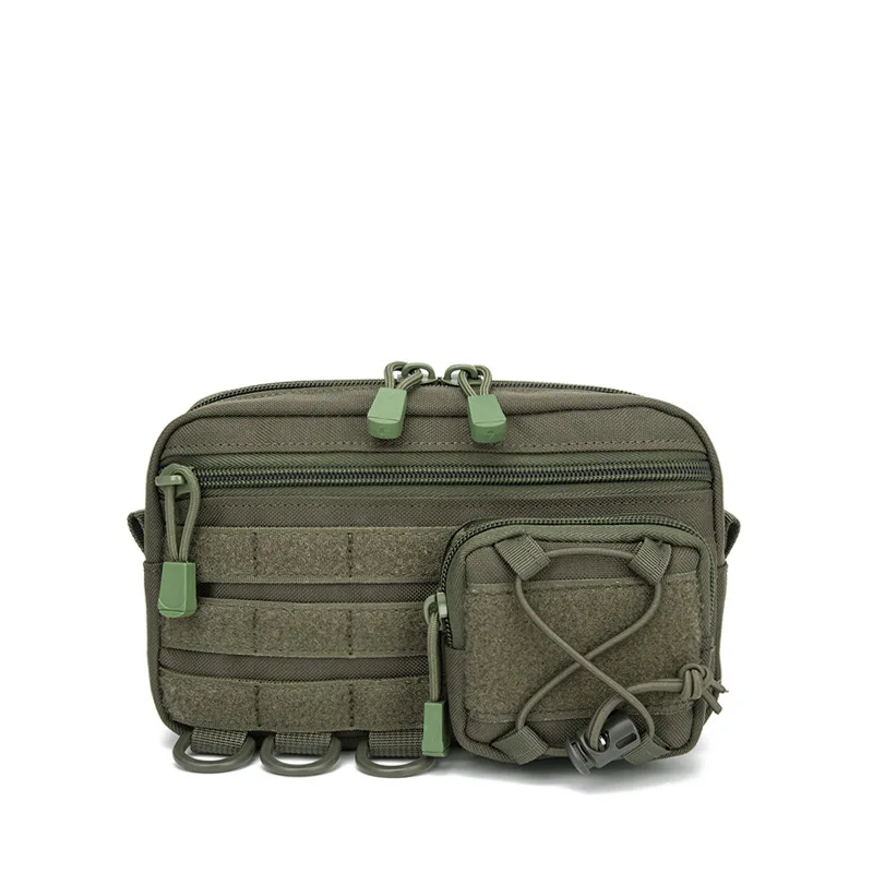 1000D EDC Pouch Molle Organizer Bag Multiple Pockets Utility Pouch Tool Storage Case Phone Holder for Outdoor Hunting Fanny Pack