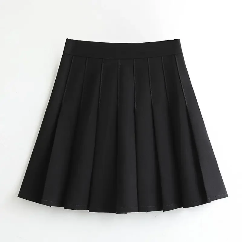 Lady Graceful Vintage Bowknot Collar สีดําเสื้อกระโปรง 2 ชิ้นชุดผู้หญิงฤดูใบไม้ผลิฤดูใบไม้ร่วง Retro เสื้อแขนยาวชุดกระโปรง