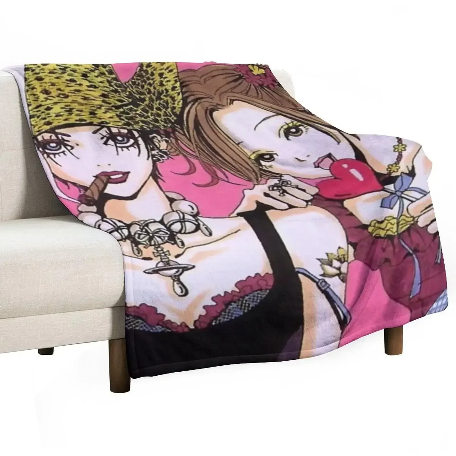 

NANA anime poster Throw Blanket Tourist Bed For Baby Retros Blankets