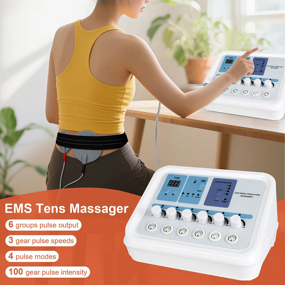 

Микротоковый стимулятор мышц EMS TENS для коррекции фигуры, массажа груди, шеи, плеч, спины, рук и ног