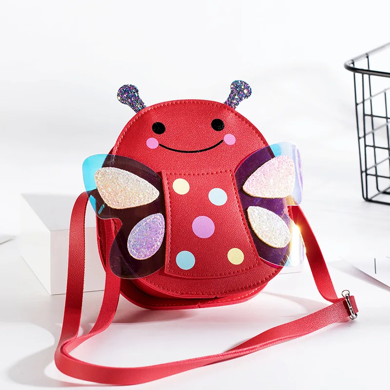 Korean Children's Crossbody Bag Cute Cartoon Bee Girl's Bag Zero Wallet Children's Shoulder Bag Baby Kids Fashion Bag