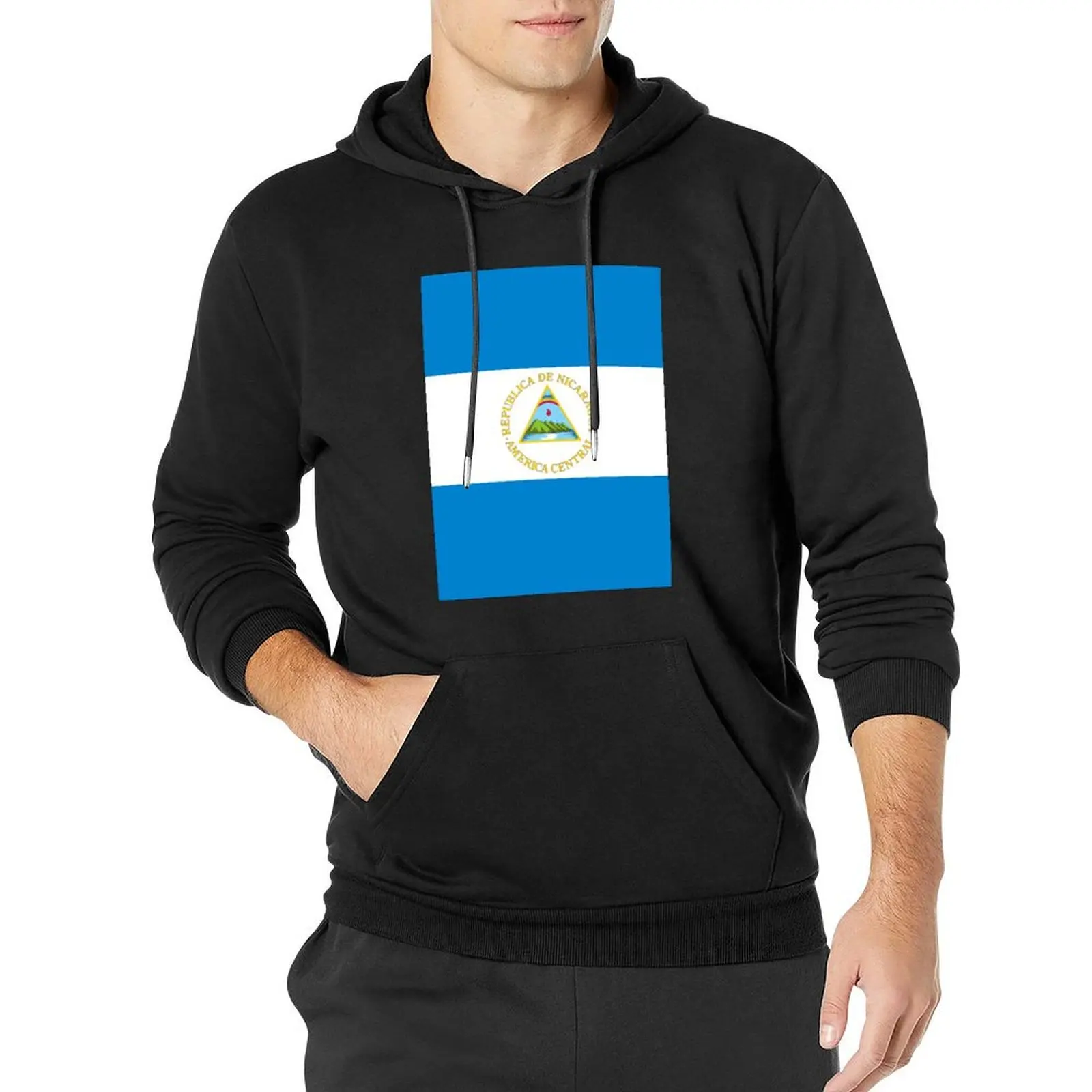 flag of Nicaragua Pullover Hoodie aesthetic clothing men's sweat-shirt set new in hoodies and blouses