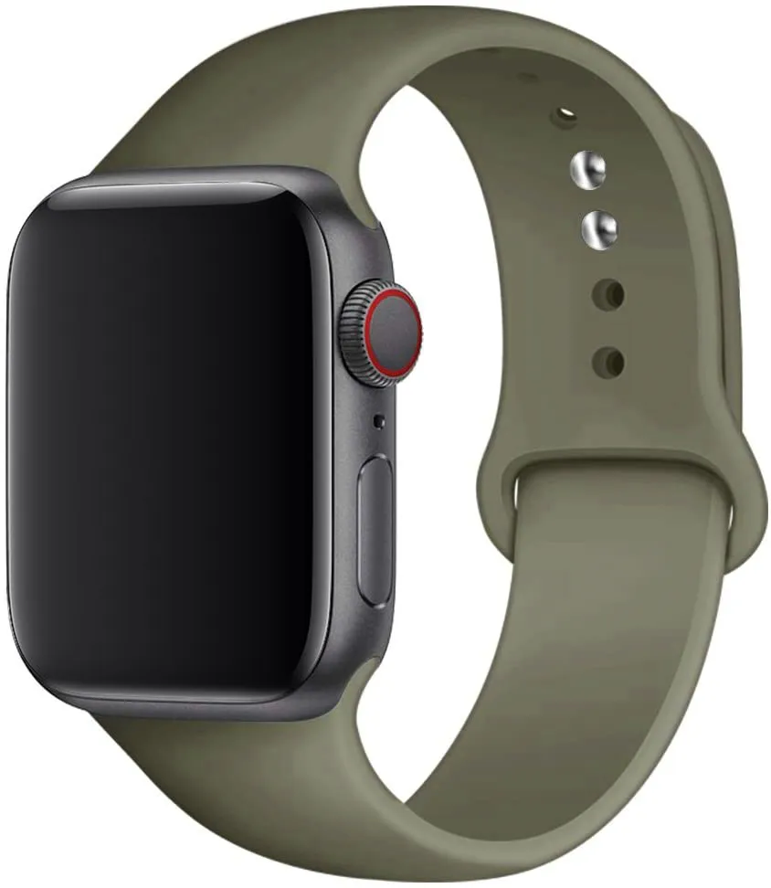 2026 Neues Silikonarmband für Apple Watch Band 10 46mm/42mm 44mm 40 38 45 41 Sportarmband iWatch Serie 11 987 SE Ultra2 3 49mm