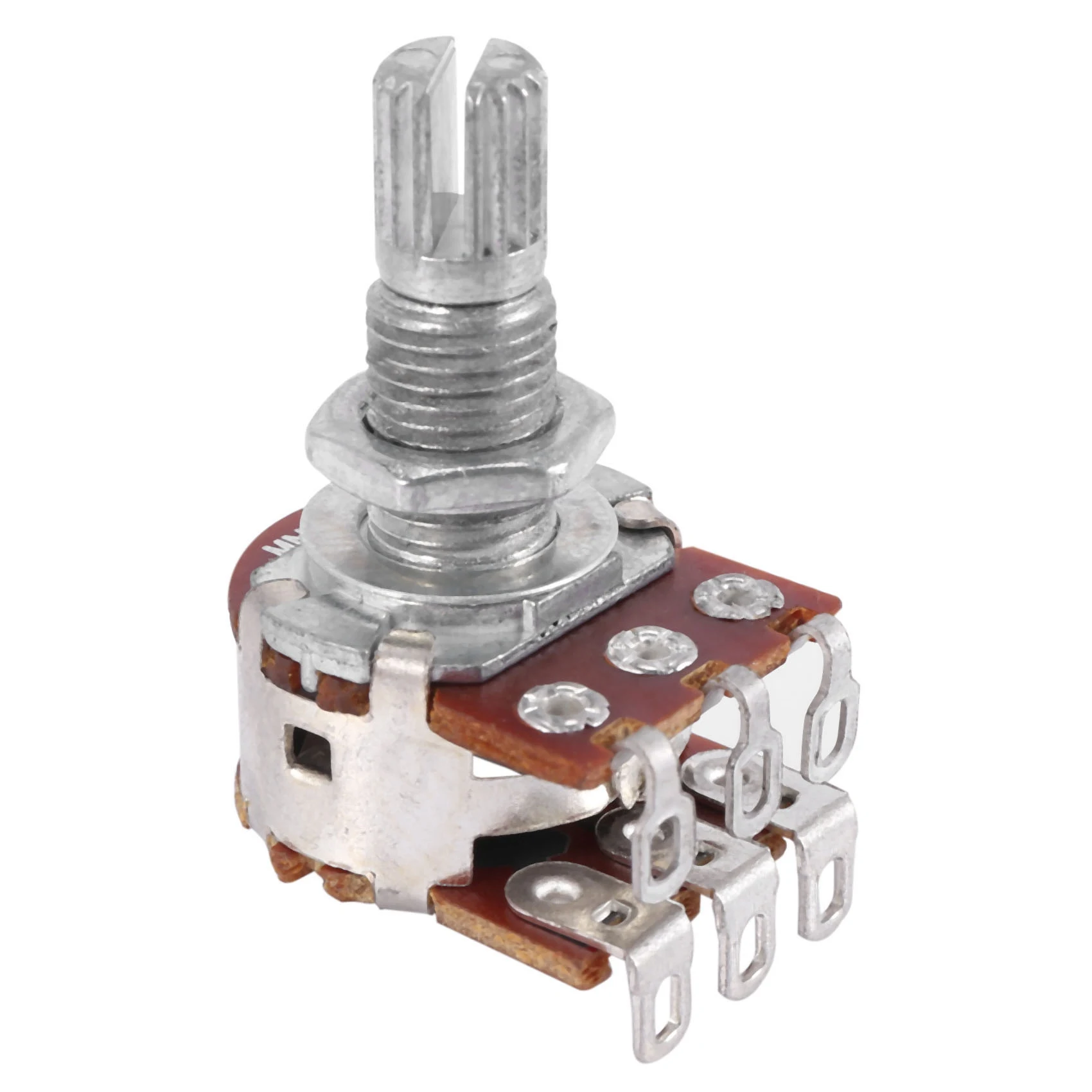 3ชิ้นกีตาร์เบสก้านพิมพ์สองด้านสมดุลอะไหล่ลูกบิดกีตาร์หม้อควบคุมโพเทนชิโอมิเตอร์สวิตช์ MN25K