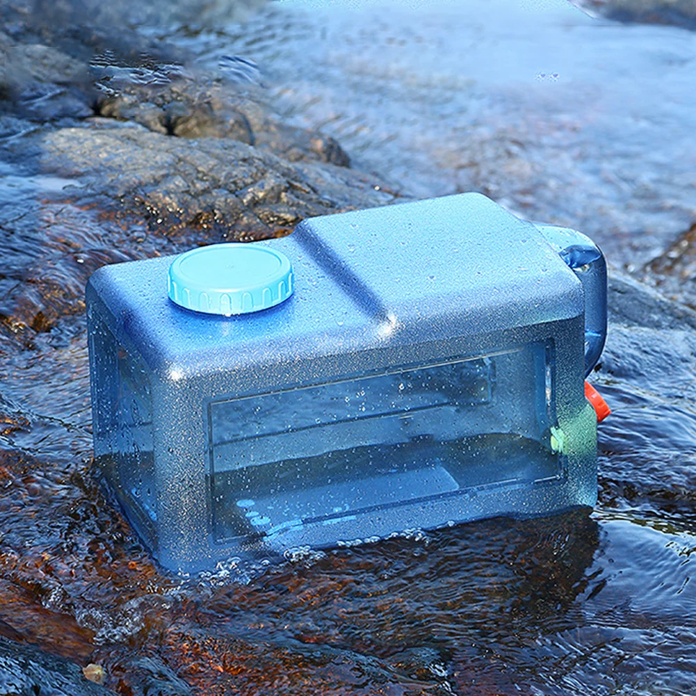 

25L Water Storage Container Large Capacity Mineral Water Barrel Leak-Proof Camping Water Bucket for Self-Driving Tour