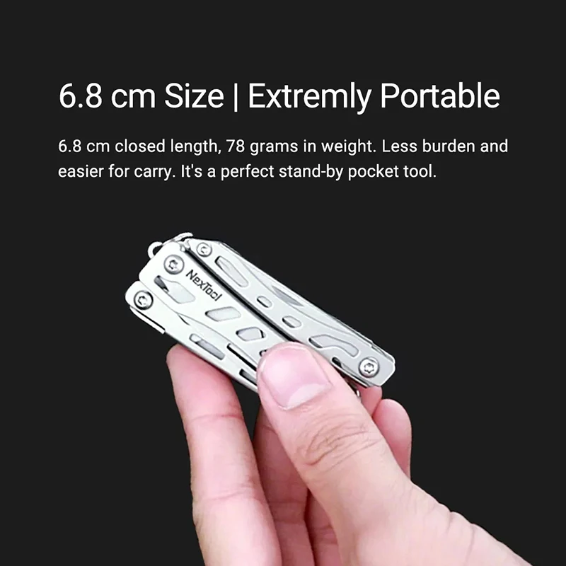 NexTool Mini Flagship 10 IN 1 Multi Functional Folding EDC Hand Tool Screwdriver Mini Pliers Bottle Opener Outdoor Multi-tools