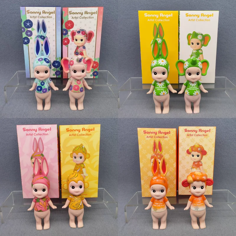 Sonny Angel Angel Doll Cupid Morning Glory Marine Kiss The Elephant Rabbit Photo Props Mini Anime Figure Birthday Gift Toys