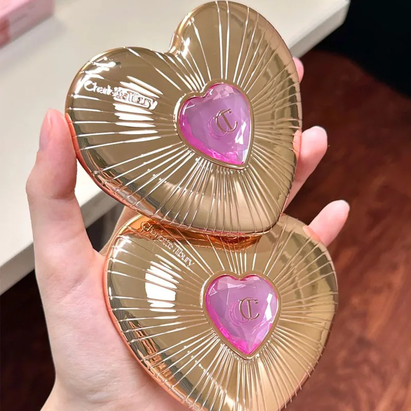 Colorete en polvo con diseño de maquillaje en forma de corazón, 2 colores en 1, corazón, estrella, mismo rubor de moda, nueva colección, productos de maquillaje avanzados