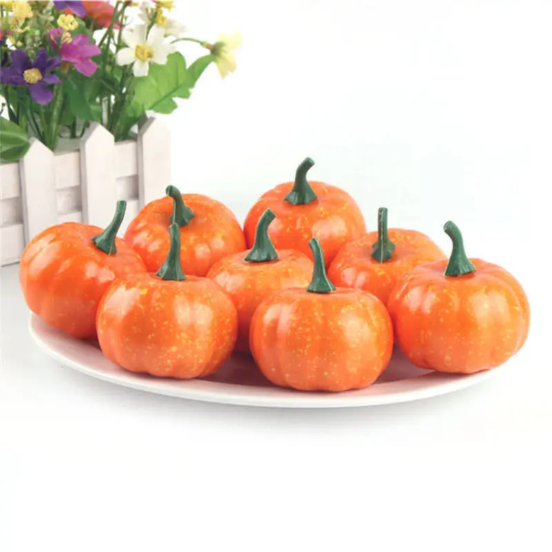 

12 Pcs Can Artificial Pumpkin Child Pumpkins Decorations Mini Thanksgiving Tabletop