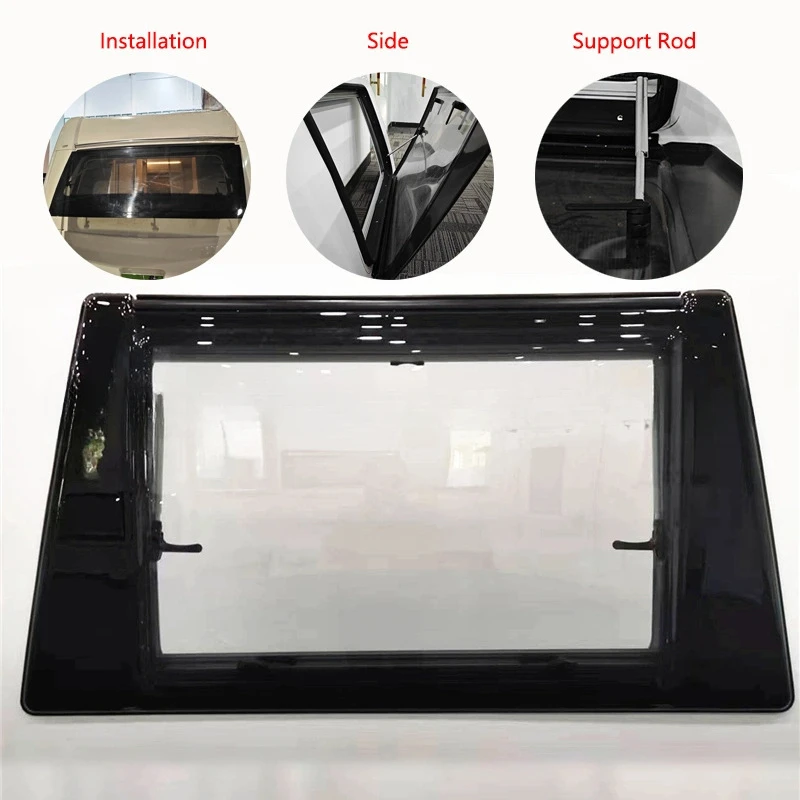 RV accessories are suitable for MG18TW curved front roof sunroof, towing double-layer acrylic windows