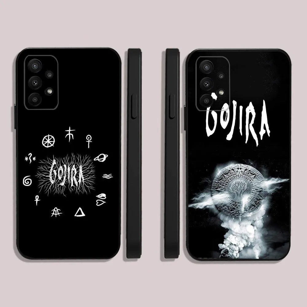 G-GojiraS Mea Culpa Band  Phone Case For Samsung S24,23,22,30,21,10,9,Ultra,Plus,Lite,FE,5G Black Soft Case