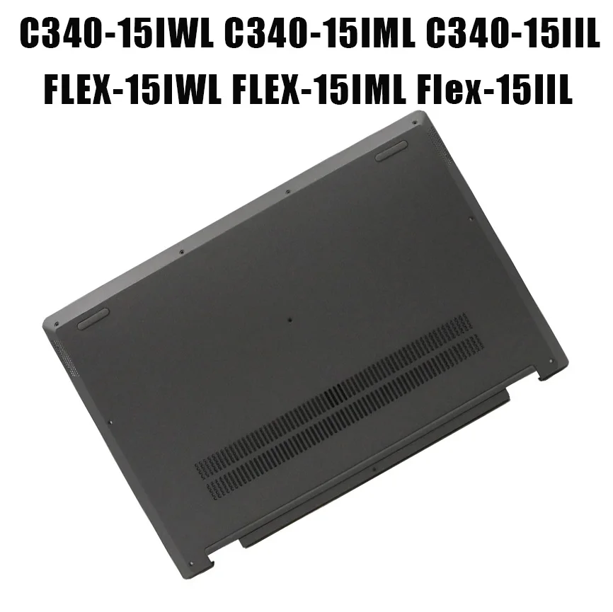 Carcasa inferior negra para portátil Lenovo Ideapad C340-15IWL C340-15IML C340-15IIL FLEX-15IWL FLEX-15IML Flex-15IIL, nueva, 5CB0S17570