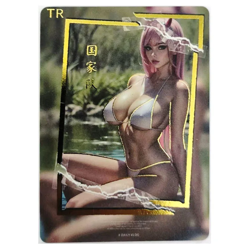 Cartes à collectionner Anime Goddess Story Rare TR, Rem, Tanza, Mona, Daki, Cynthia, Hyuga, HinMirec, CHRISTAO, jouets pour garçons, cadeau d'anniversaire