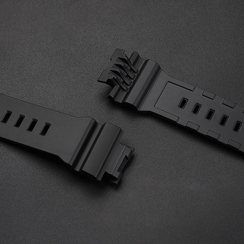 حزام ساعة جل السيليكا الأسود لساعة كاسيو جي شوك GW-9200 GW-9110 G-9200 حزام الساعات GW9200 GW9110 G9200 ملحقات ساعة رجالية مطاطية