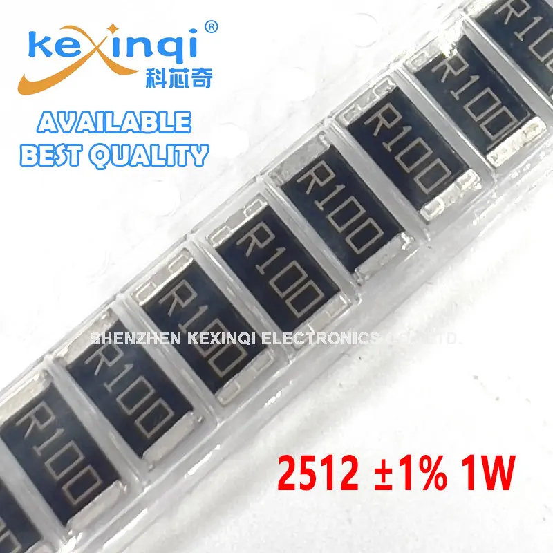 50pcs 2512 smd התנגדות או 1w 1% 0.1r 0.1 אוהם r100 r010 r020 r050 r100 r200 r100 r200 r200 r200 r220 r470 r500 r500 1r00