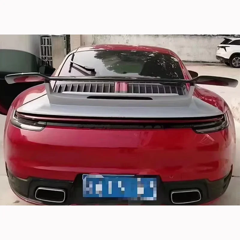 Suitable for 911992 Rear Spoiler SD Style High Quality Dry Carbon Fiber Primer Base Carbon Fiber Panel Rear Wing