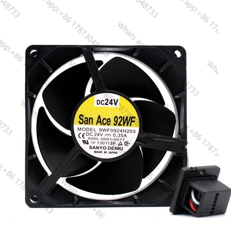 Tool PartsNew FANUC Fan 9WF0924H203 A90L-0001-0577 24V 0.35A 9cm 9232 CNC Machine tool driver cooling Fan with original plug