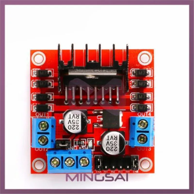 L298 New Dual H Bridge DC Stepper Motor Drive Controller Board Module L298N for Arduino stepper motor smart car robot