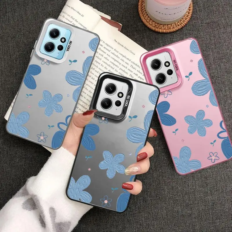 phone cases for Xiaomi Redmi Note 13 12 Pro 5G 11 10S 12S 12pro 10 4G 13pro funda Back Shell Cover Cute Cartoon Spring Flowers