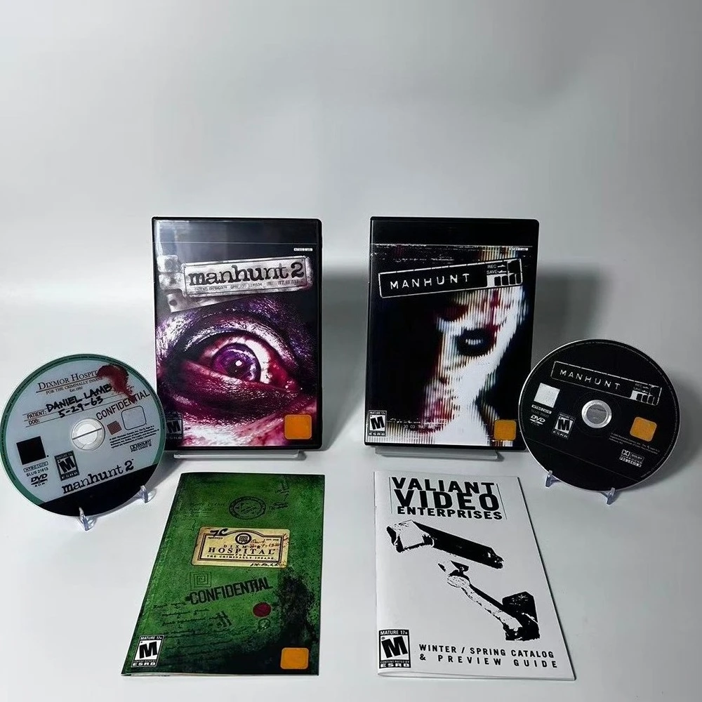 Discos de DVD de grabación Digital Manhunt Series NTSC versión U/C copia de disco funciona para máquina modificada PS con función de lectura directa