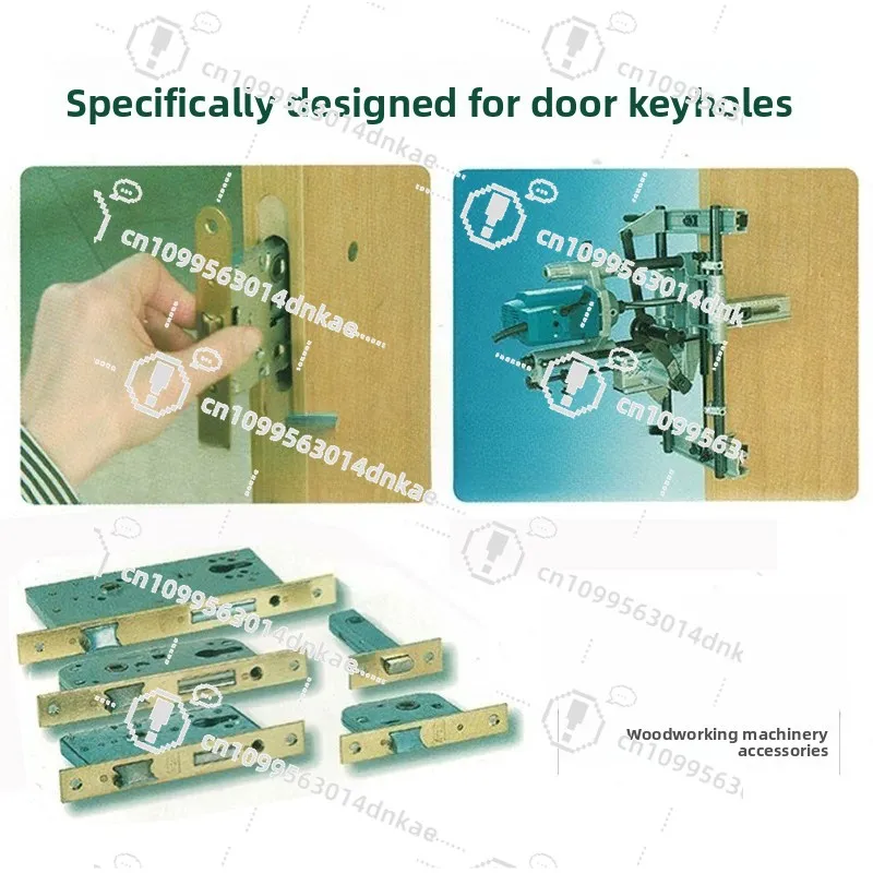 木製ドアロックボディ穴開け工具　無垢材ドア溝加工機　ポータブルほぞ穴加工機　ドアロックパンチングマシン