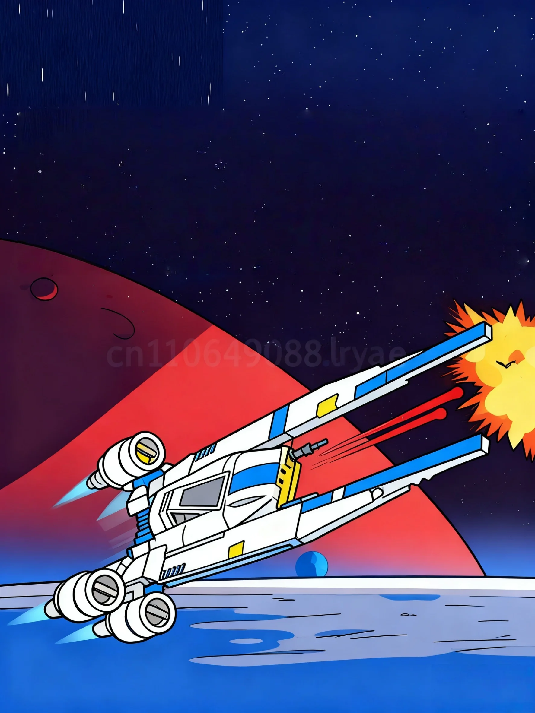 

U-Wing MOD Fighter Galaxy War Space Battleship Building Blocks DIY Model Assembly Toy Christmas Birthday Gift