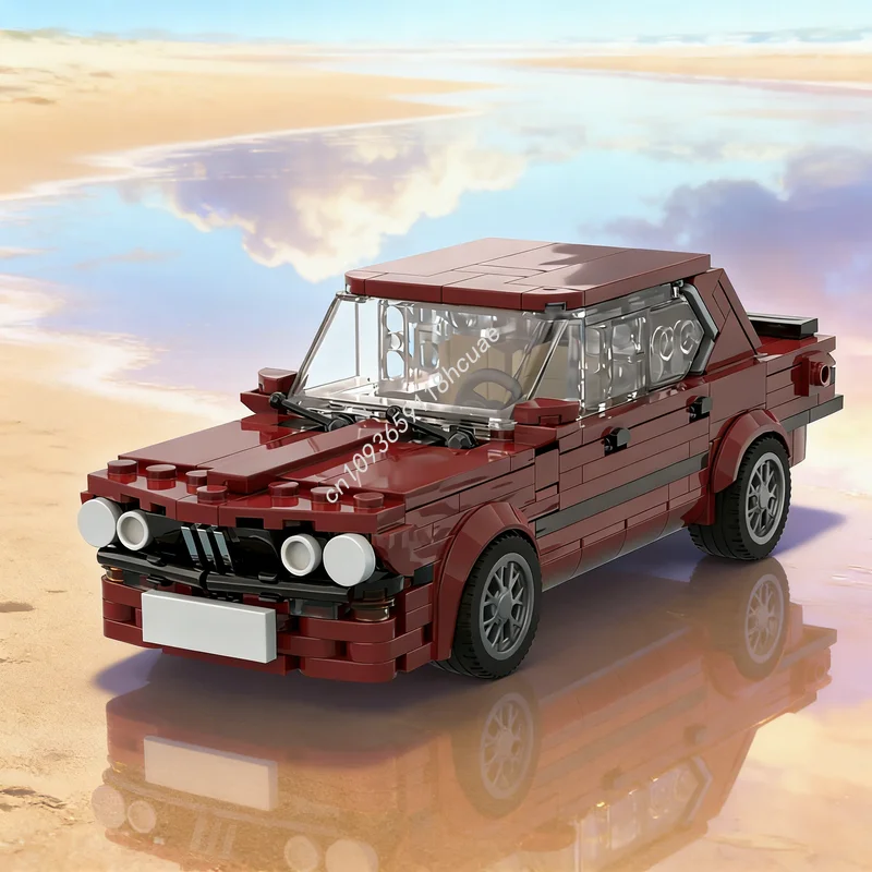 

493 детали MOC City Champions, темно-красный конструктор, архитектурные блоки, рождественский подарок, креативная развивающая игрушка для детей