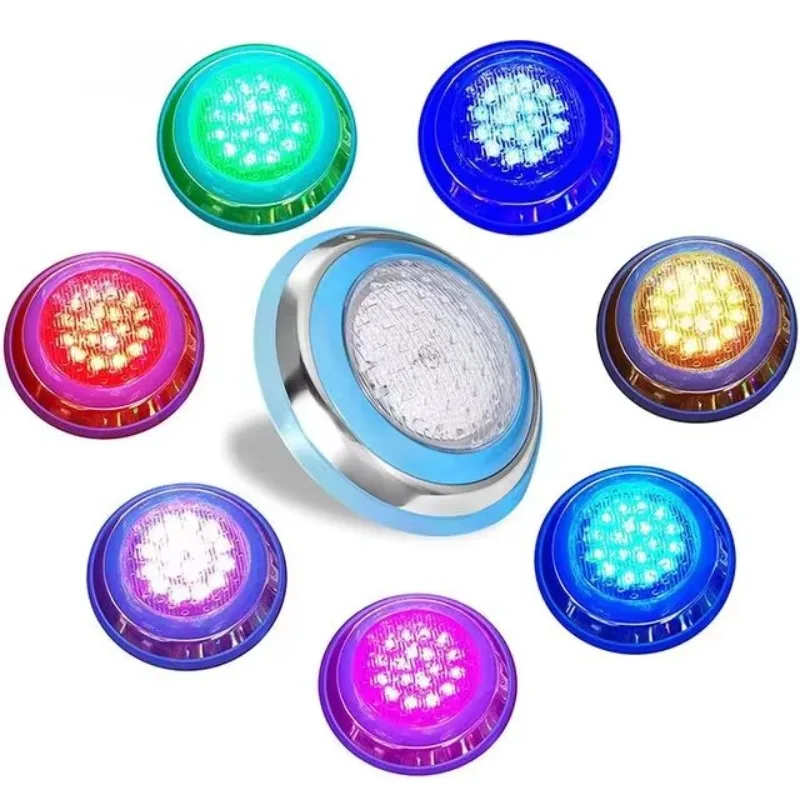 

High Brightness Waterproof Rgb Led Lights Swimming Pool Light Underwater Wall Mounted Swimming Pool Lamp