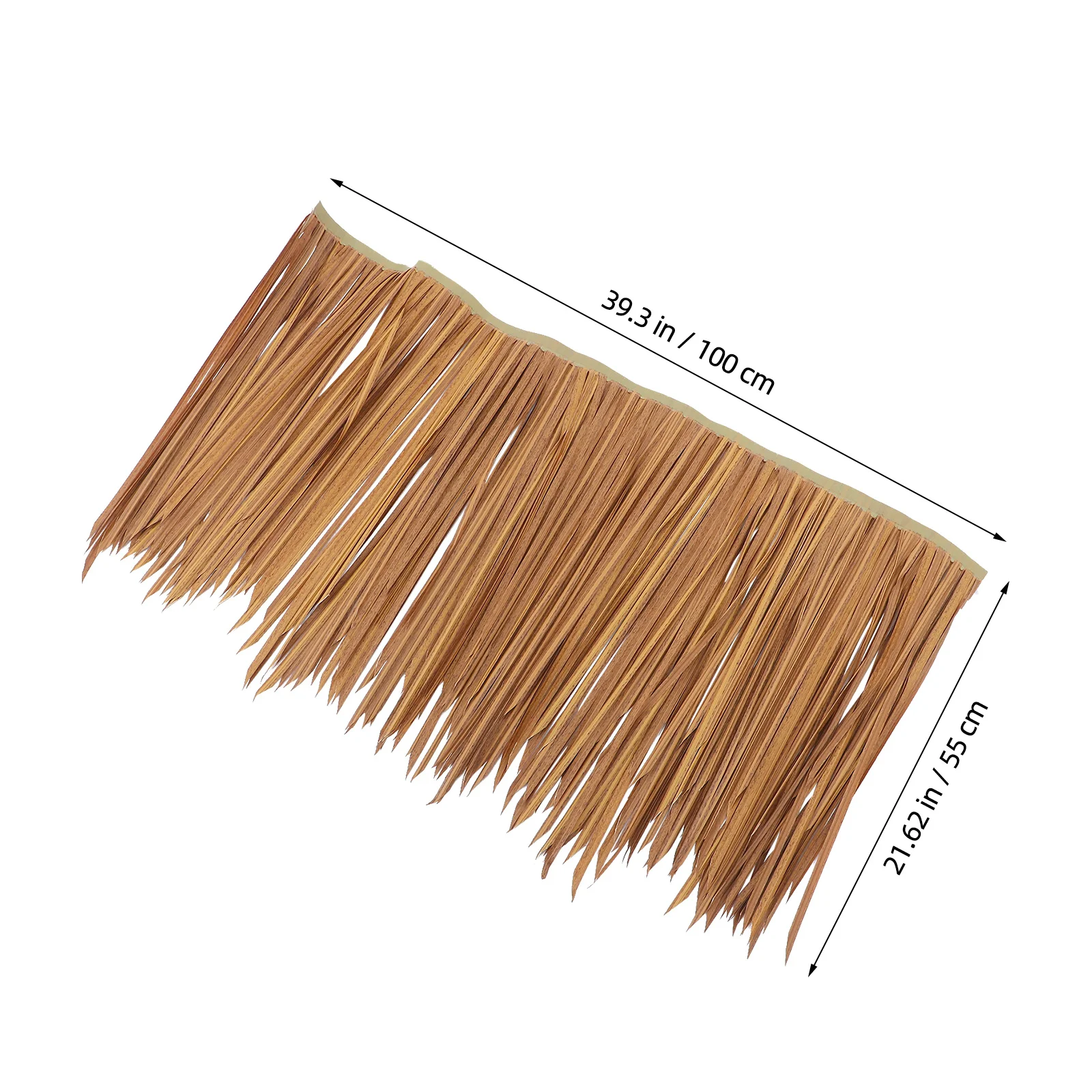 Artificial Thatched Roof Synthetic Straw Mat Durable Weatherproof Faux Grass Roof for Park Pavilion Decoration