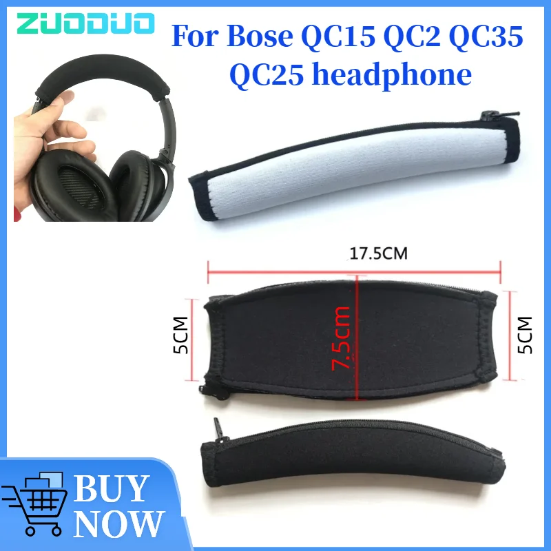 

Replacement Protein Leather Headband Pad Kit for Bose QC15 QC2 QC35 QC25 Headphones Easy DIY Installation