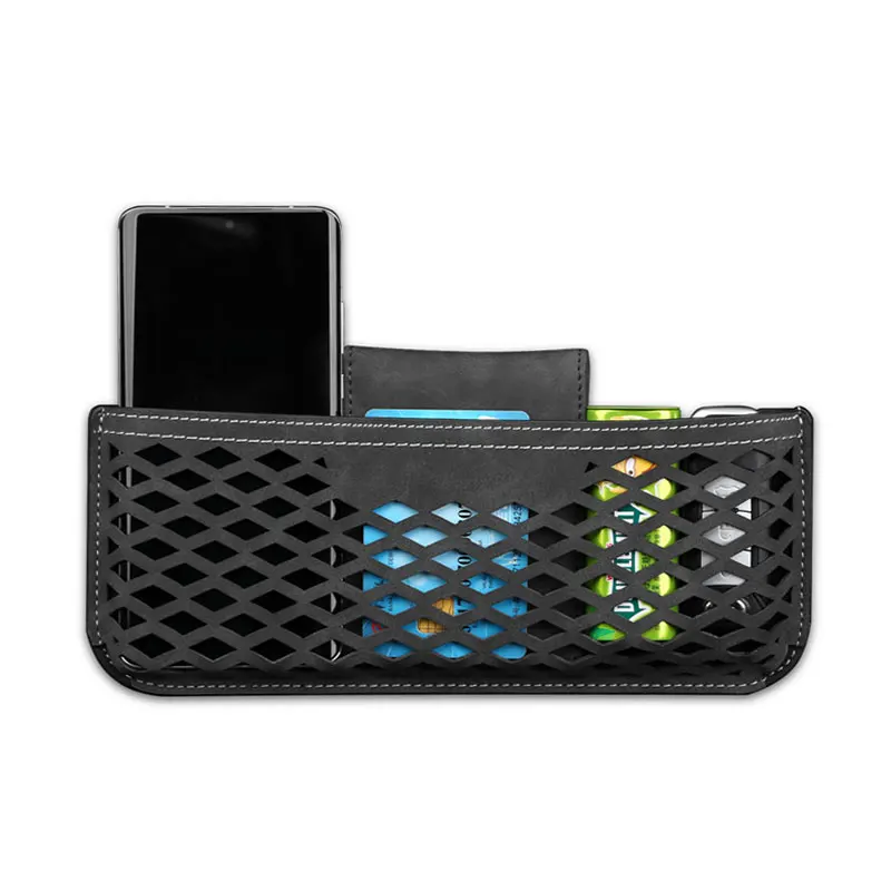 

For Mobile Phone Holder Auto Pouch Adhesive Visor Box For Tesla Model 3 Y X S Storage Net Automotive Pocket Organizer Bag