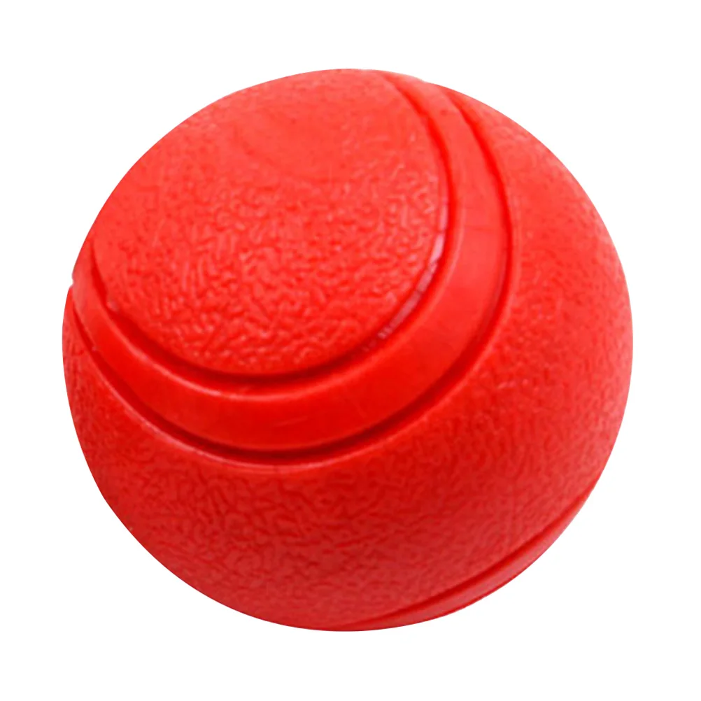 

3pcs Pet Cat Dog Toy Ball TPR Elastic Training Dog Ball Puppy Cat Rubber Bite-resistant Toy Puppy Pet Supplies (Red)